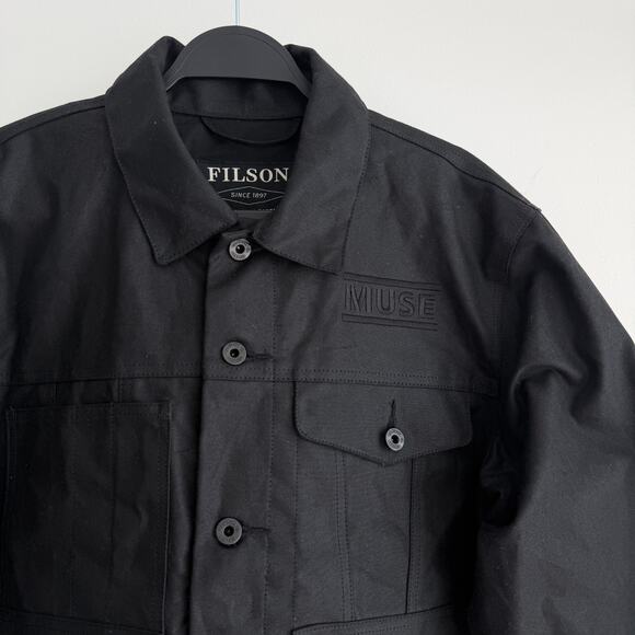 Filson Tin Cloth Short Lined Cruiser Jacket Mens Large Climate Pledge Tom Segura - Picture 2 of 12